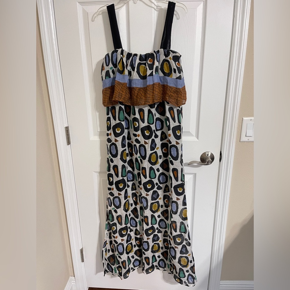 Chic Boho Maxi Dress - Multicolor Pattern - Picture 3 of 9
